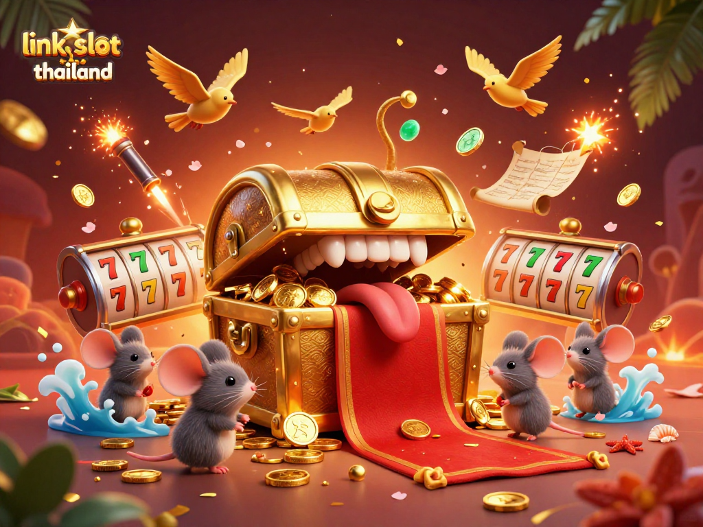 Unlock excitement playing link slot thailand, featuring vibrant reels and whimsical treasures.