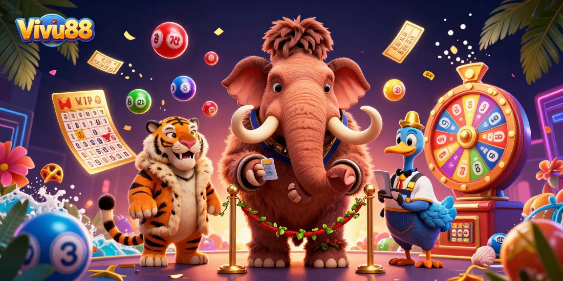 Experience thrill at Vivu88 with vibrant lottery balls and exciting game elements.