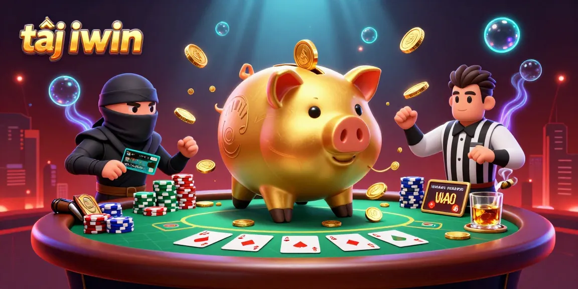 Join the excitement of tải iwin with vibrant casino elements, dynamic gambling action, and engaging characters.