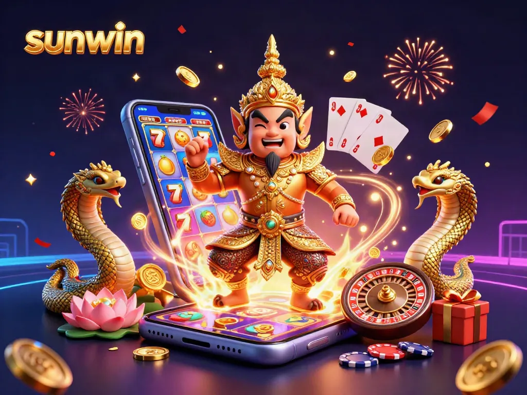 Play and win on sunwin with thrilling 3D gambling action, dynamic slot games, and colorful rewards.