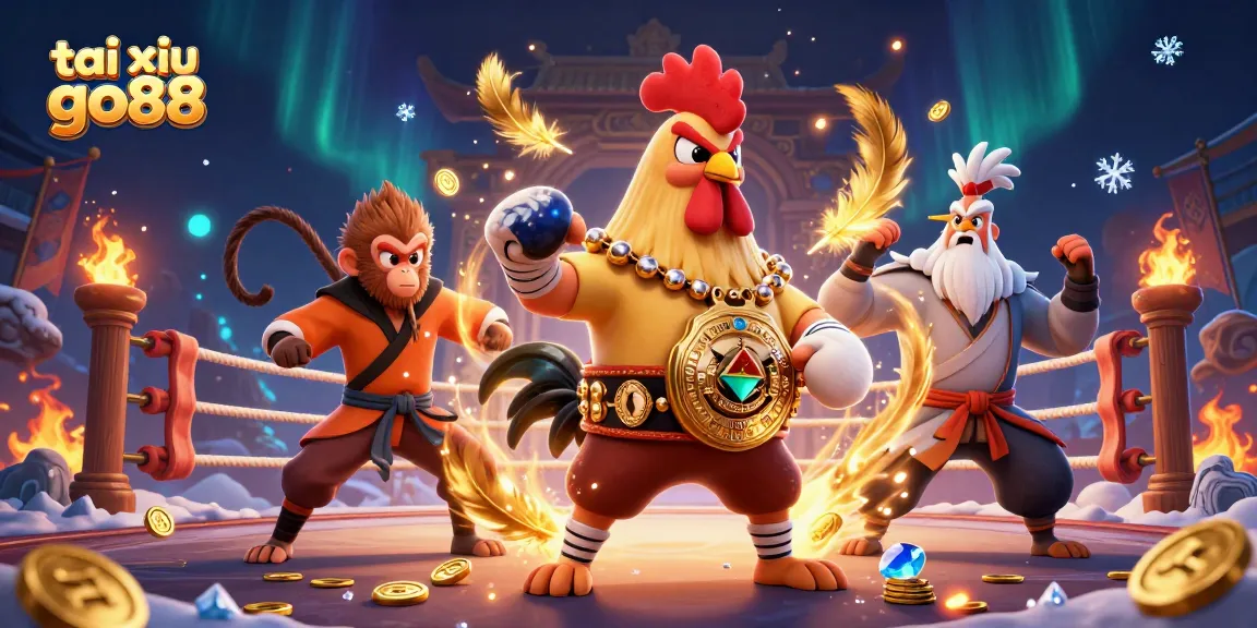 Engage in thrilling tai xiu go88 action with vibrant characters and dynamic casino elements.
