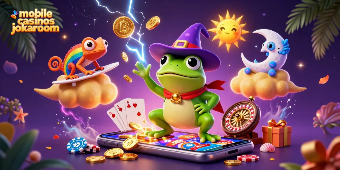 Experience thrilling gameplay with mobile casinos jokaroom featuring dynamic characters and vibrant casino elements.
