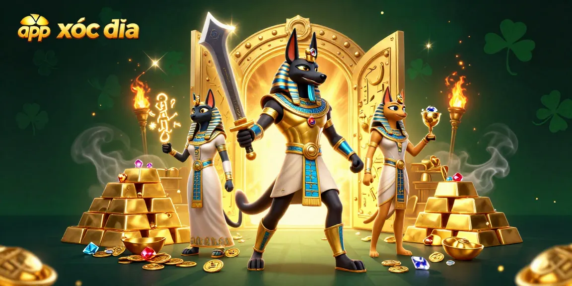 Play and win on the app xóc đĩa with vibrant 3D characters and casino-themed elements.